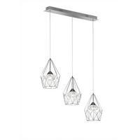 LED-HÄNGELEUCHTE 76/150/20 cm  - Chromfarben, Design, Kunststoff/Metall (76/150/20cm)