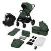 KINDERWAGENSET  LO-Layla 3in1  Green Forest  - Grün, Basics (94/62/115cm) - Lionelo