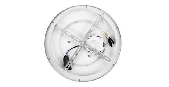 LED-DECKENLEUCHTE 38/8,5 cm - Grau, Design, Metall (38/8,5cm) - Novel