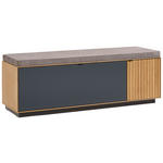 GARDEROBENBANK  in 135/42,2/42 cm  - Eichefarben/Schwarz, Natur, Holz/Holzwerkstoff (135/42,2/42cm) - Linea Natura