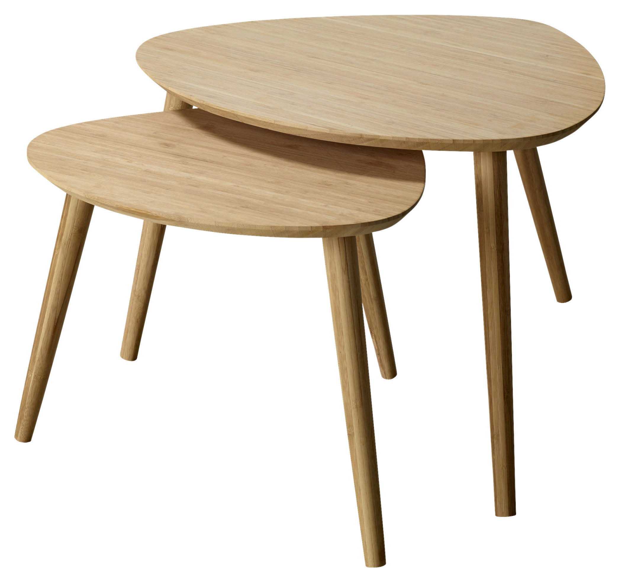 SATZTISCH in Holz 68/45/57 cm  - Naturfarben, MODERN, Holz (68/45/57cm) - MID.YOU