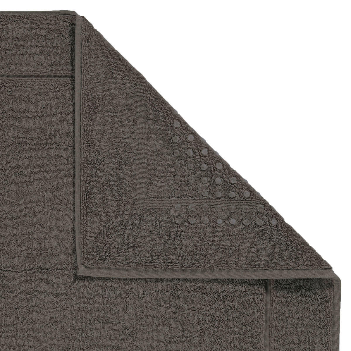 BADEMATTE Dunkelgrau 70/120 cm  - Dunkelgrau, Basics, Kunststoff/Textil (70/120cm) - Aquanova
