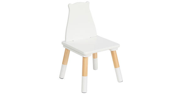 KINDERSTUHL Kasimir  - Naturfarben/Weiß, Basics, Holz/Holzwerkstoff (28/28/49cm) - My Baby Lou