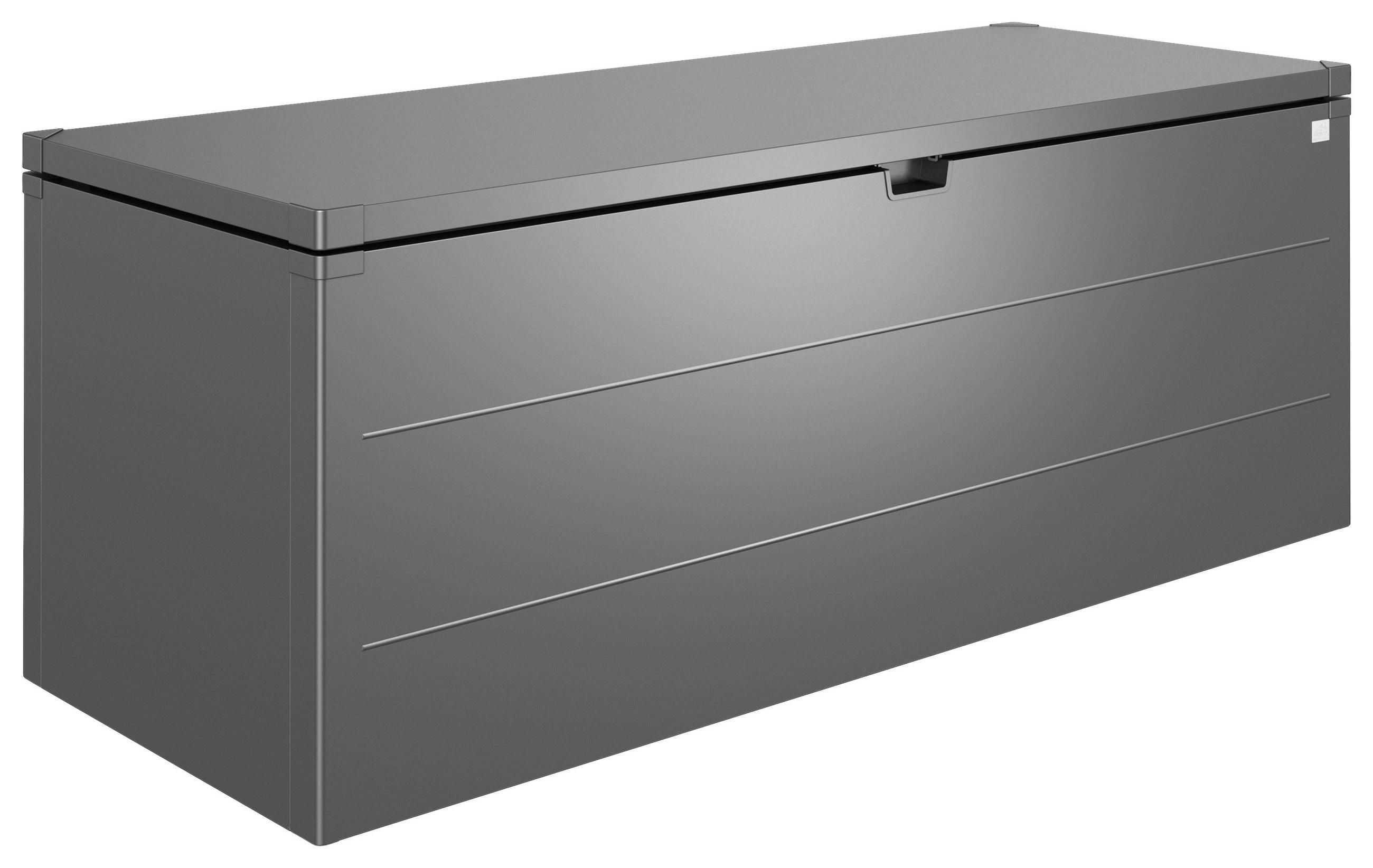 KISSENBOX - Dunkelgrau, Basics, Metall (170/81/70cm) - Biohort
