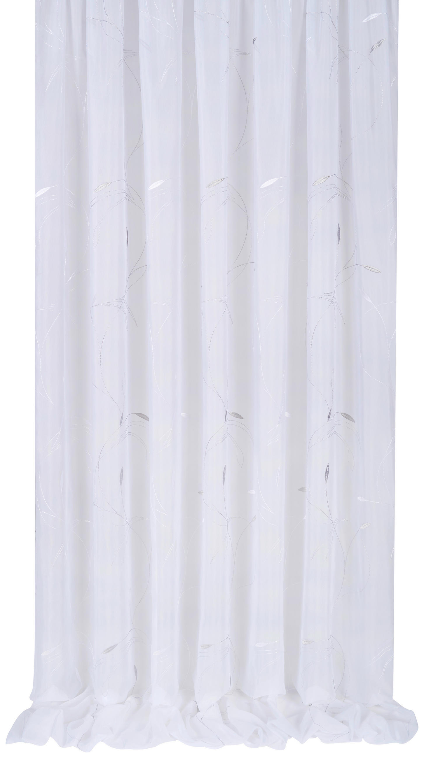ZÁCLONA, poloprůhledné, 280 cm - světle šedá, Konvenční, plast (280cm) - Esposa