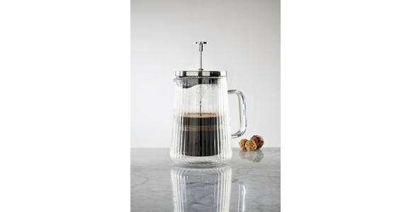 KAFFEEBEREITER 0.65 L  - Klar, Design, Glas/Kunststoff (16,5/19cm) - Novel