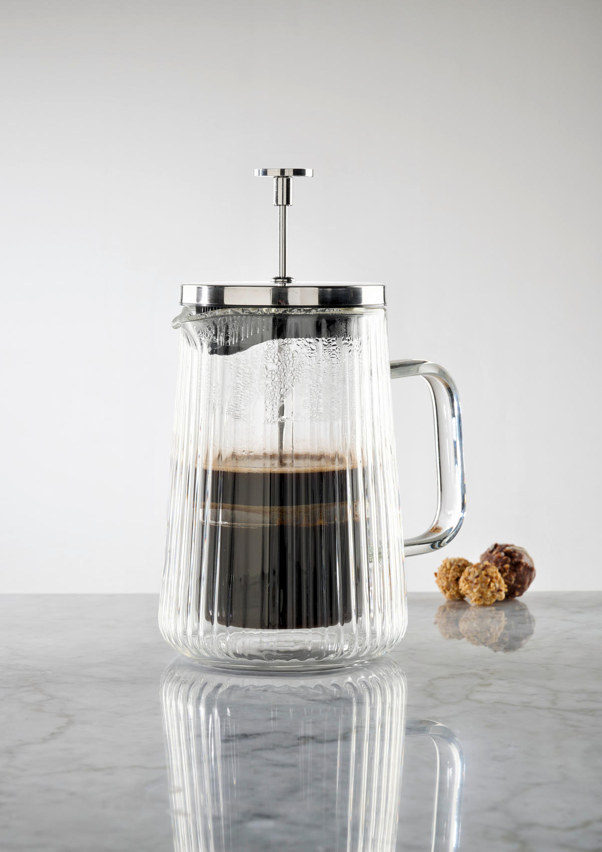 KAFFEEBEREITER 0.65 L  - Klar, Design, Glas/Kunststoff (16,5/19cm) - Novel