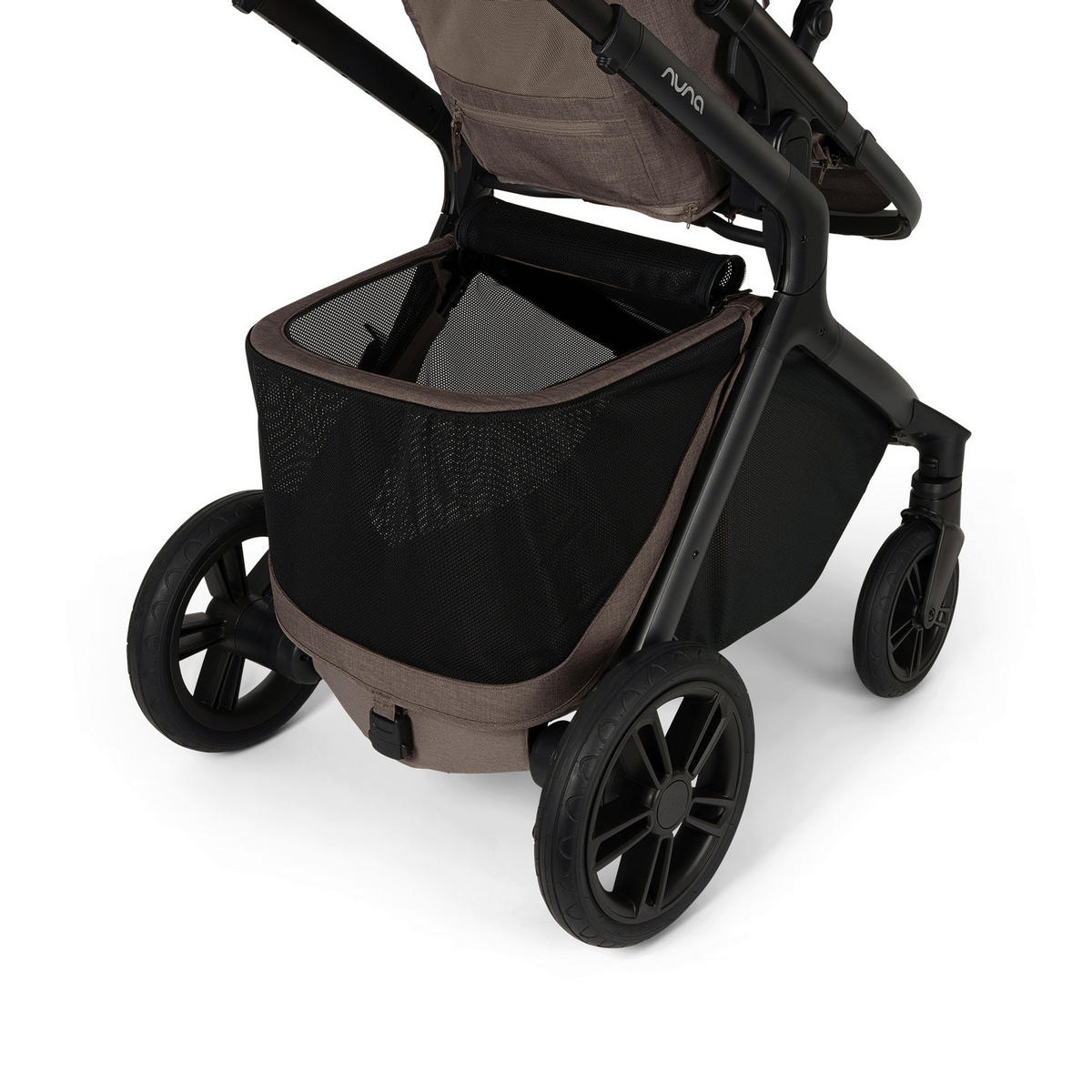 KINDERWAGEN DEMI icon  - Beigebraun/Schwarz, Basics, Metall (63/120/81cm) - Nuna