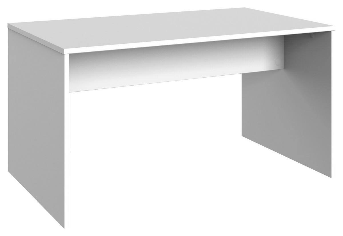 PISALNA MIZA les, leseni material bela  - bela, Konvencionalno, leseni material/les (140/72/70cm) - Ti'me