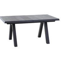 GARTENTISCH 200-260/100/77 cm Metall rechteckig  - Anthrazit/Graubraun, Basics, Keramik/Metall (200-260/100/77cm) - Siena Garden