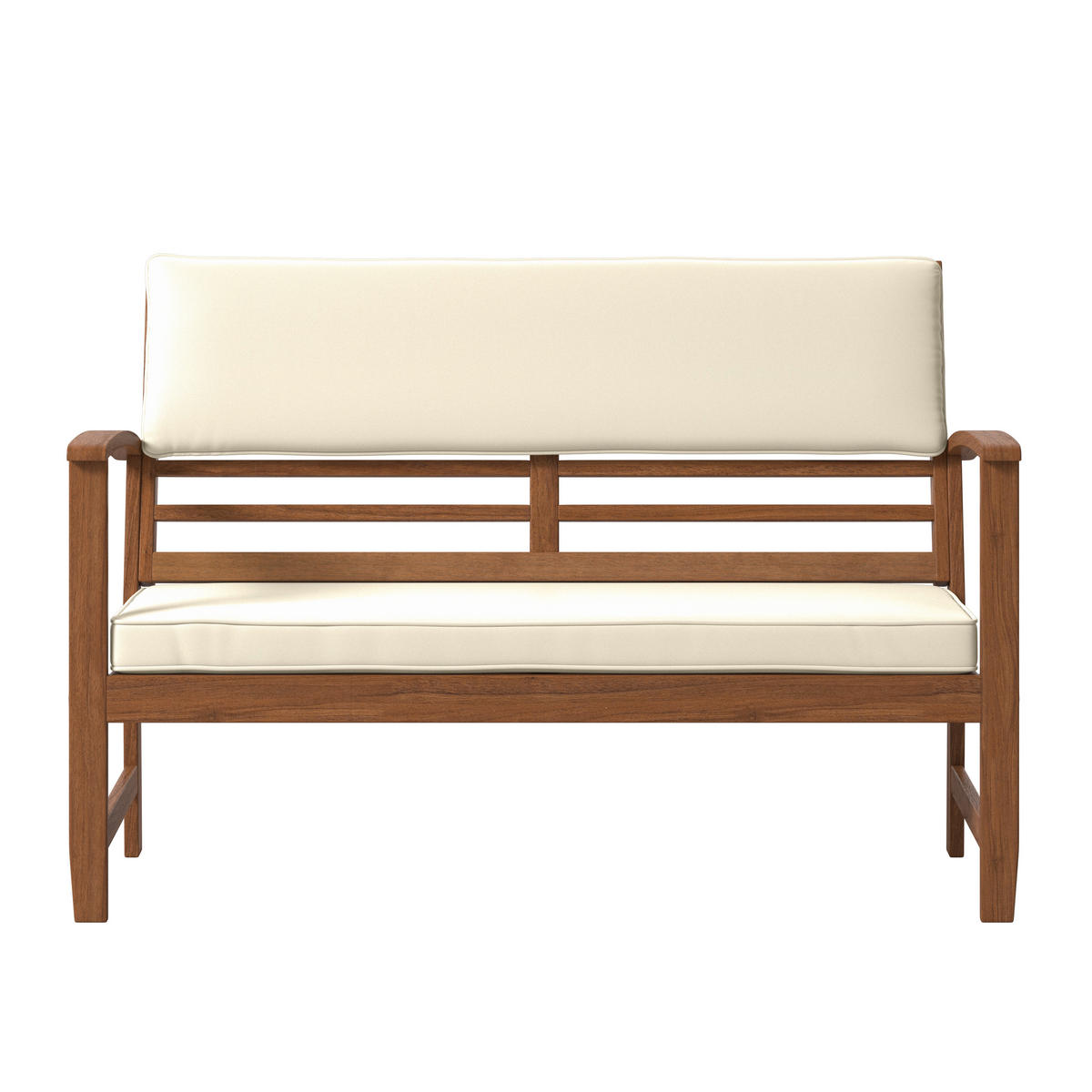 LOUNGEGARNITUR   80/50/33 cm Akazie vollmassiv  - Taupe/Naturfarben, MODERN, Holz/Wellpappe (80/50/33cm) - Ambia Garden