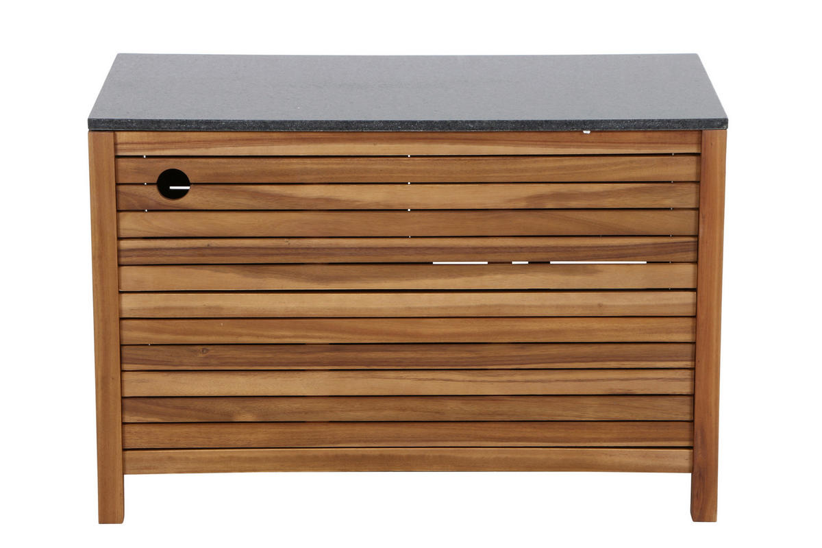 OUTDOORKÜCHE - Akaziefarben, KONVENTIONELL, Holz - Siena Garden