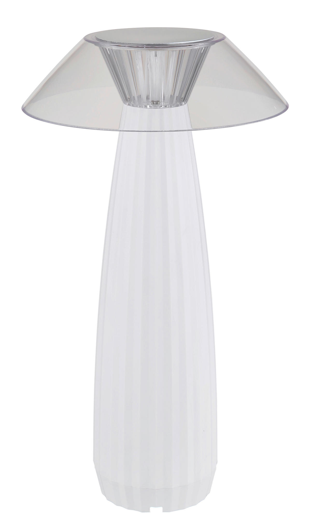 STOLNÍ LAMPA NA BATERIE, 15,4/15,4/28 cm - bílá, Design (15,4/15,4/28cm) - Globo