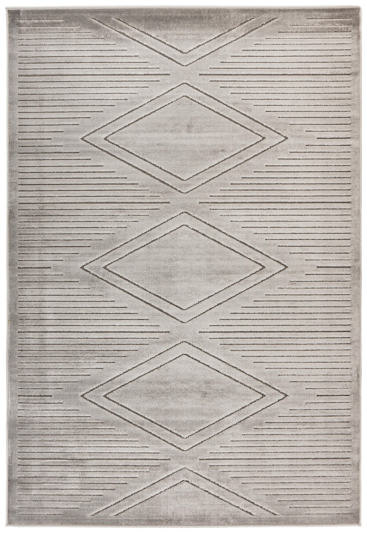 FLACHWEBETEPPICH 160/230 cm Madita Grau  - Grau, KONVENTIONELL, Textil (160/230cm)