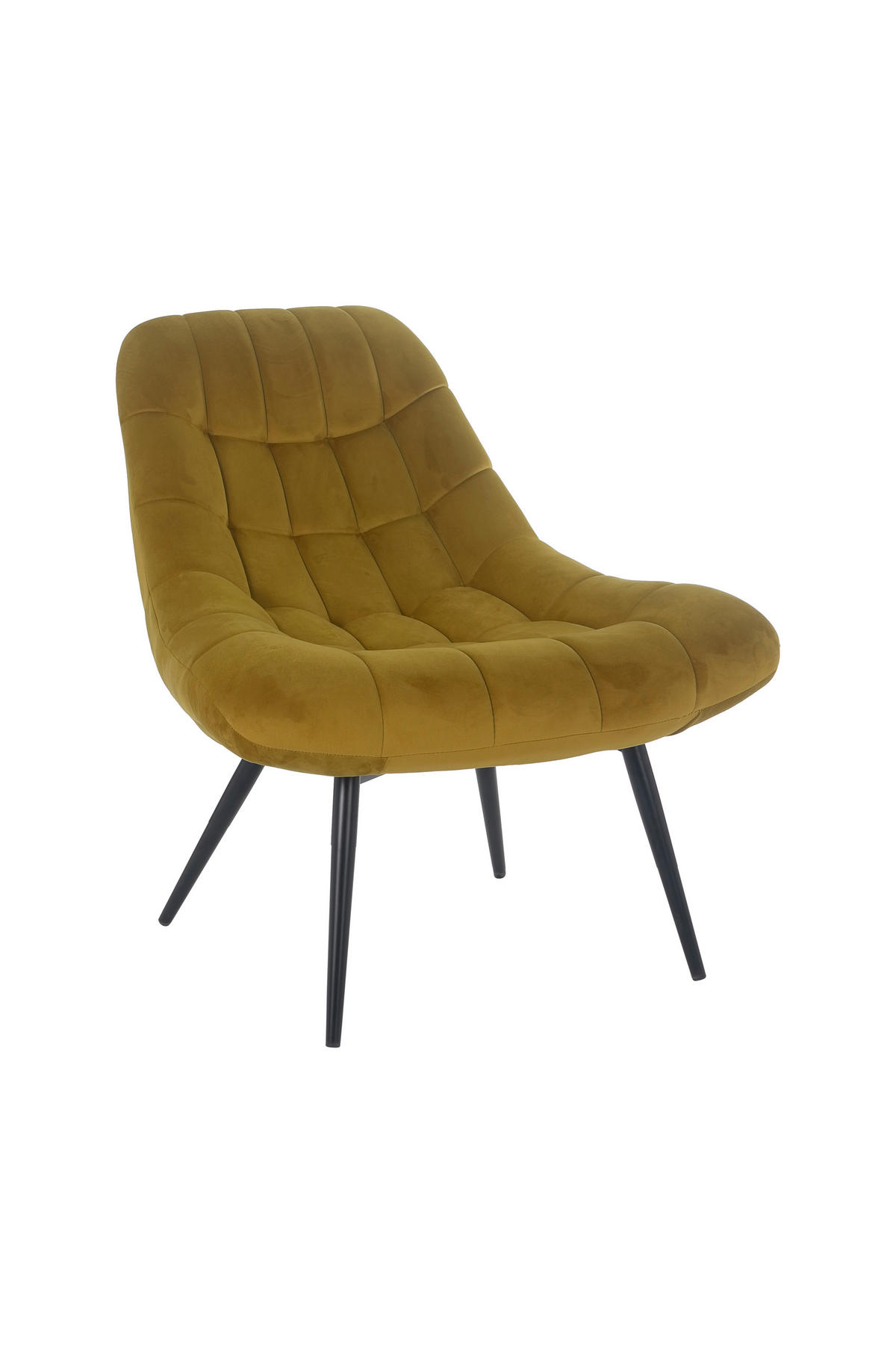 XXL-SESSEL - Gelb/Schwarz, MODERN, Textil/Metall (76/85,6/85,6cm) - Livetastic