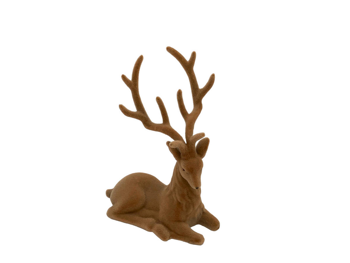 DEKOHIRSCH - Hellbraun, Basics, Kunststoff (15/7/20cm)
