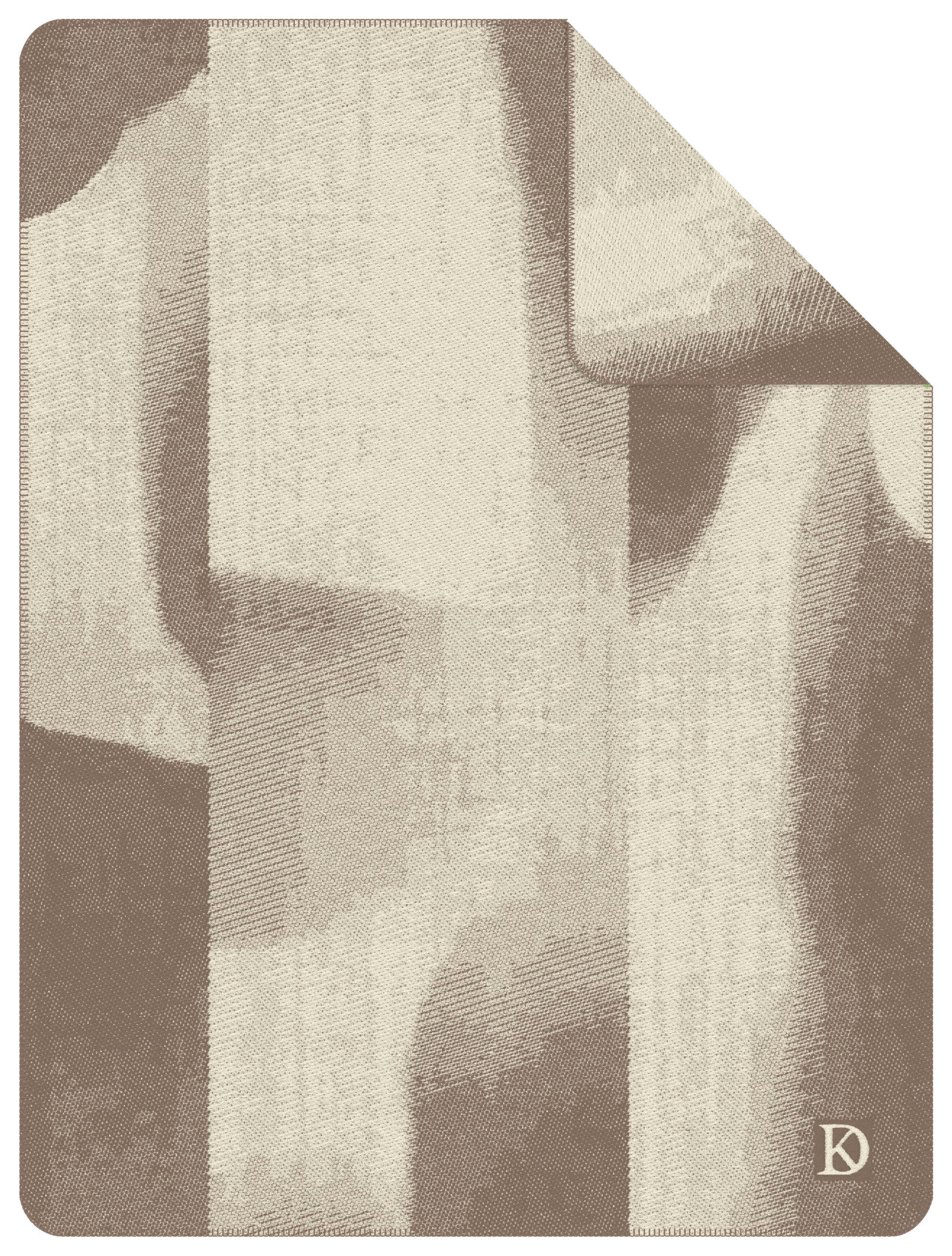 TAKARÓ 150/200 cm  - barna/fehér, Basics, textil (150/200cm) - Dieter Knoll