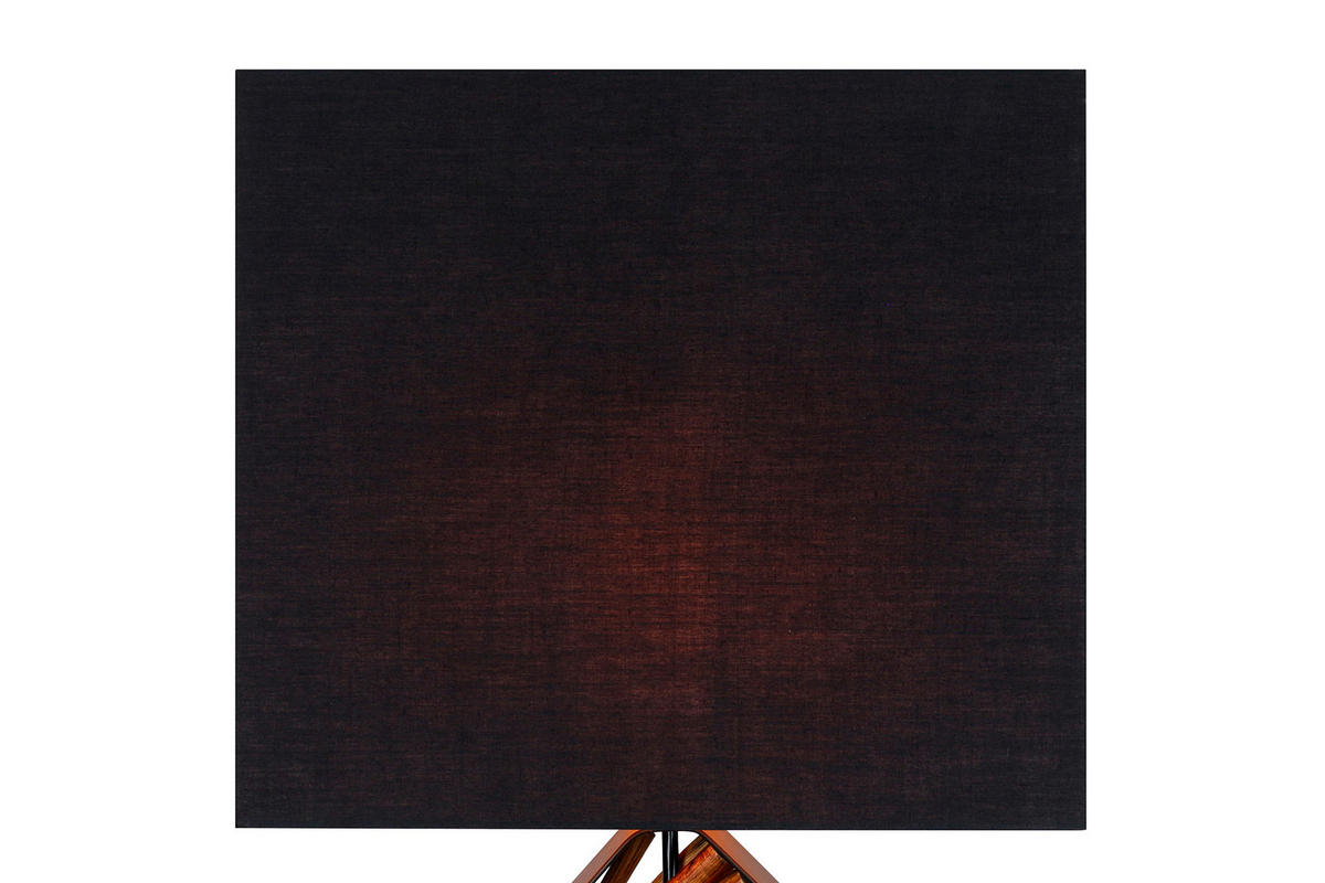 STEHLEUCHTE  40/155/20 cm   - Goldfarben/Schwarz, Design, Holz/Textil (40/155/20cm) - P & B