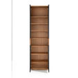 GARDEROBENSCHRANK 60/200/37 cm  - Wildeiche/Weiß, Natur, Glas/Holz (60/200/37cm) - Linea Natura