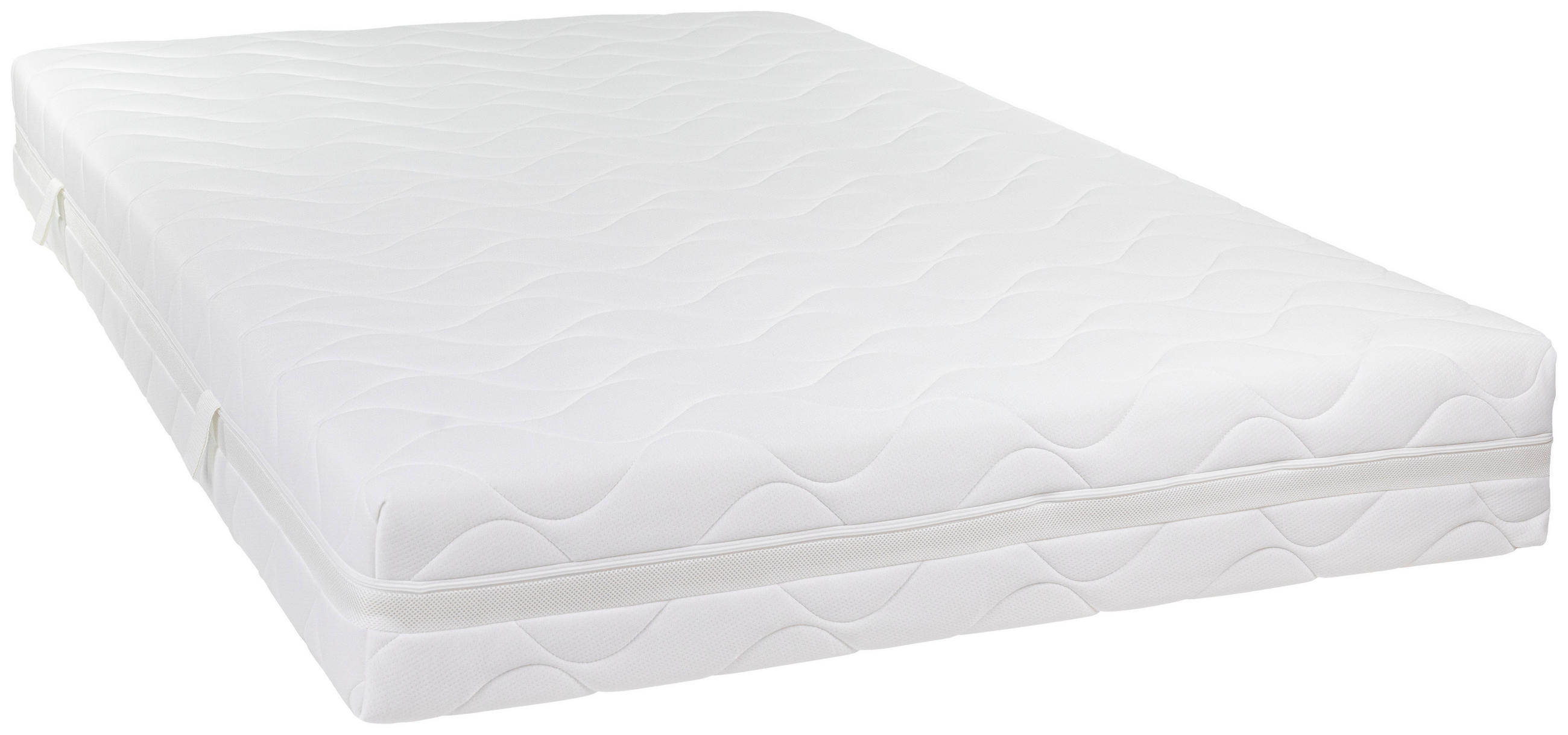 WENDEMATRATZE 120/200 cm Höhe ca. 23 cm 7 -Zonen - Weiß, MODERN, Textil (120/200cm) - Livetastic