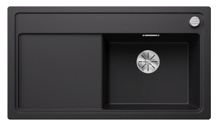 SPÜLE Zenar  - Schwarz, Basics, Stein (91,5/19/51cm) - Blanco