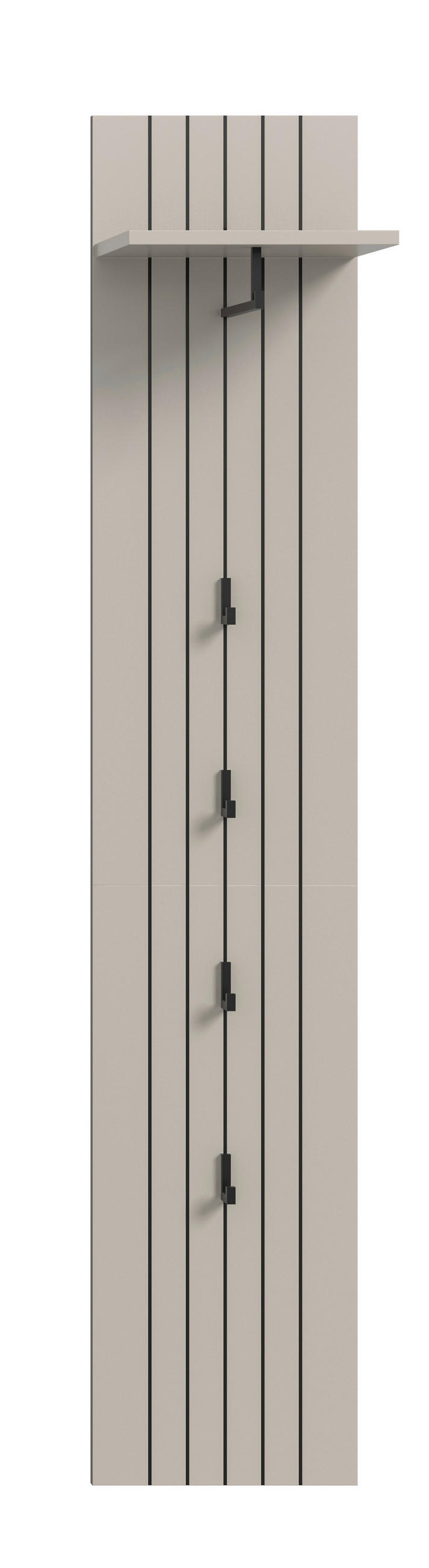 GARDEROBENPANEEL  in 31/160/27 cm  - Kaschmir, Design, Holzwerkstoff (31/160/27cm) - MID.YOU