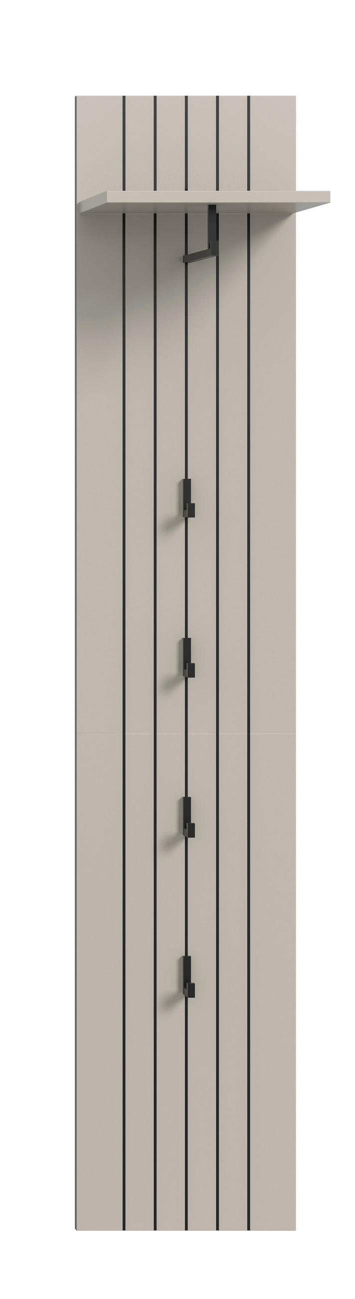 GARDEROBENPANEEL  in 31/160/27 cm  - Kaschmir, Design, Holzwerkstoff (31/160/27cm) - MID.YOU