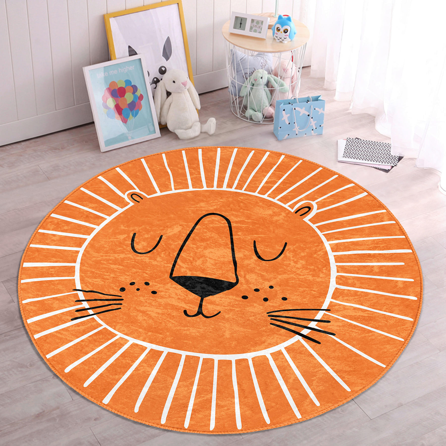 XXXLutz Kinderteppich Mehrfarbig 150x150 cm