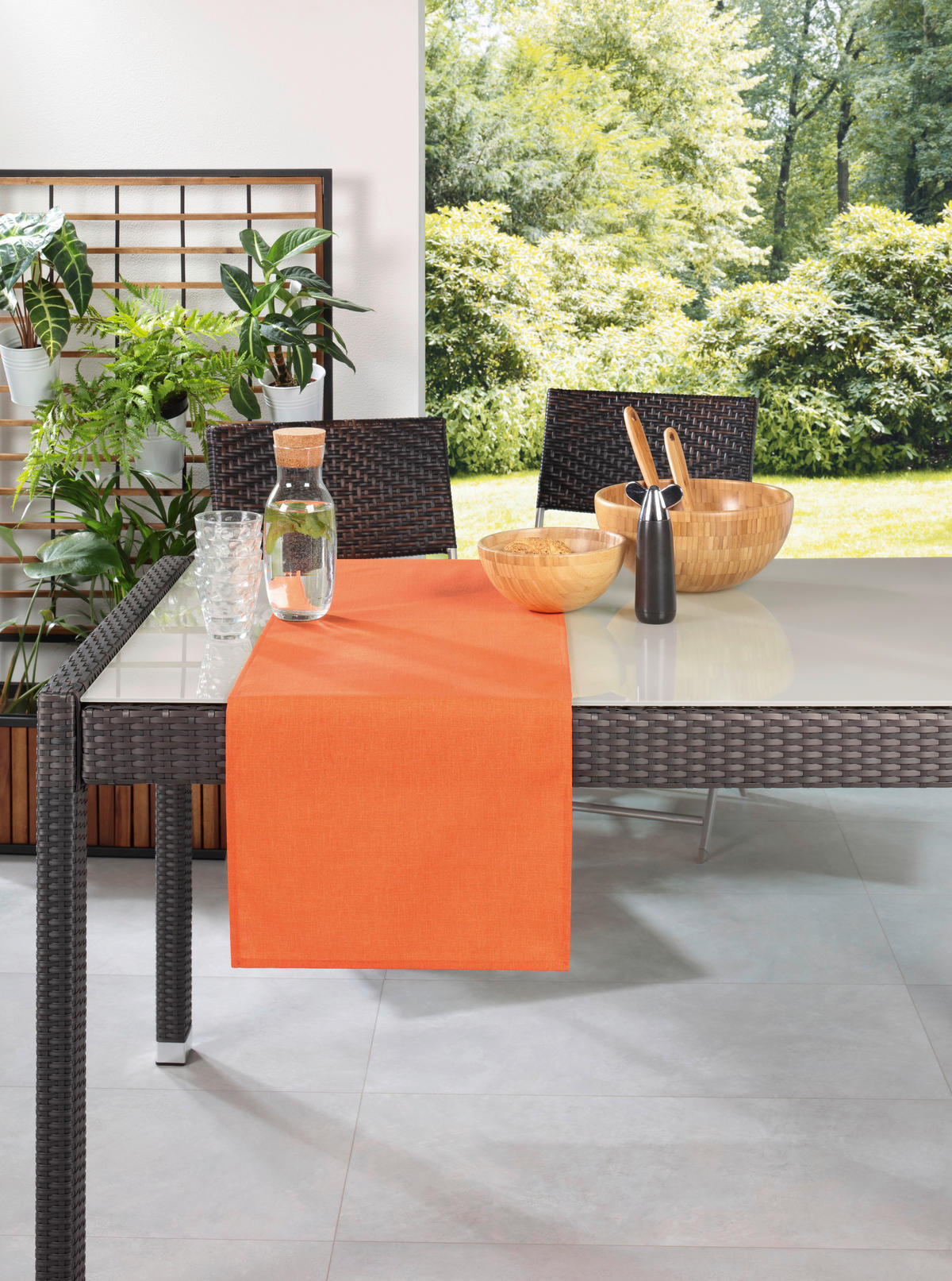 TISCHLÄUFER OSLO Textil Orange 40/140 cm  - Orange, Basics, Textil (40/140cm) - Peyer Syntex