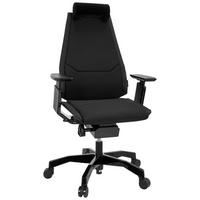 DREHSTUHL  in Flachgewebe Schwarz  - Schwarz, Basics, Kunststoff/Textil (57/122/46cm) - MID.YOU