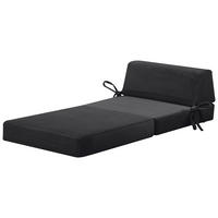 SCHLAFSESSEL in Cord Schwarz  - Schwarz, Design, Textil/Metall (65/57/81cm) - Livetastic