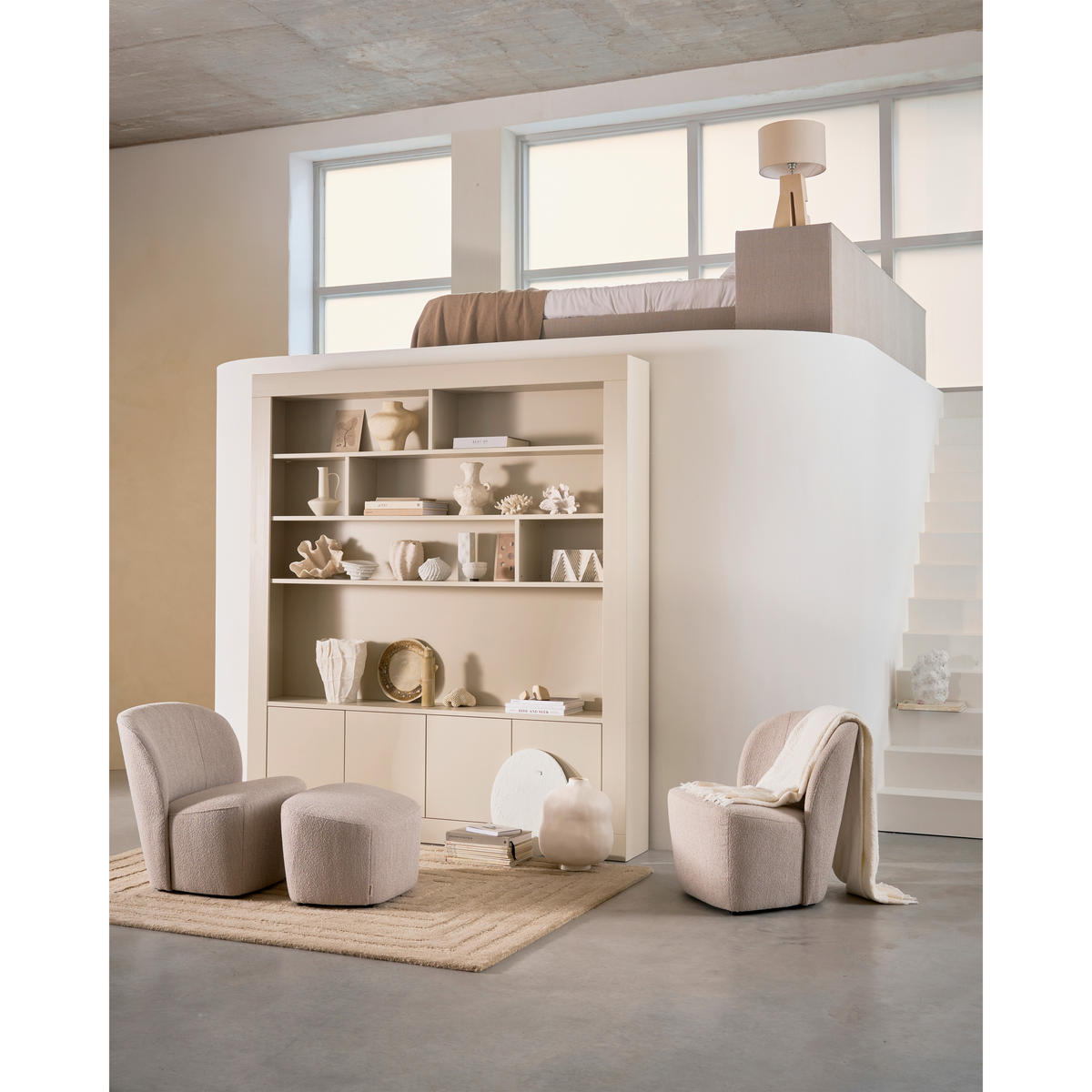 REGAL Kiefer Grau  - Grau, Design, Holz (210/229/31cm) - Livetastic