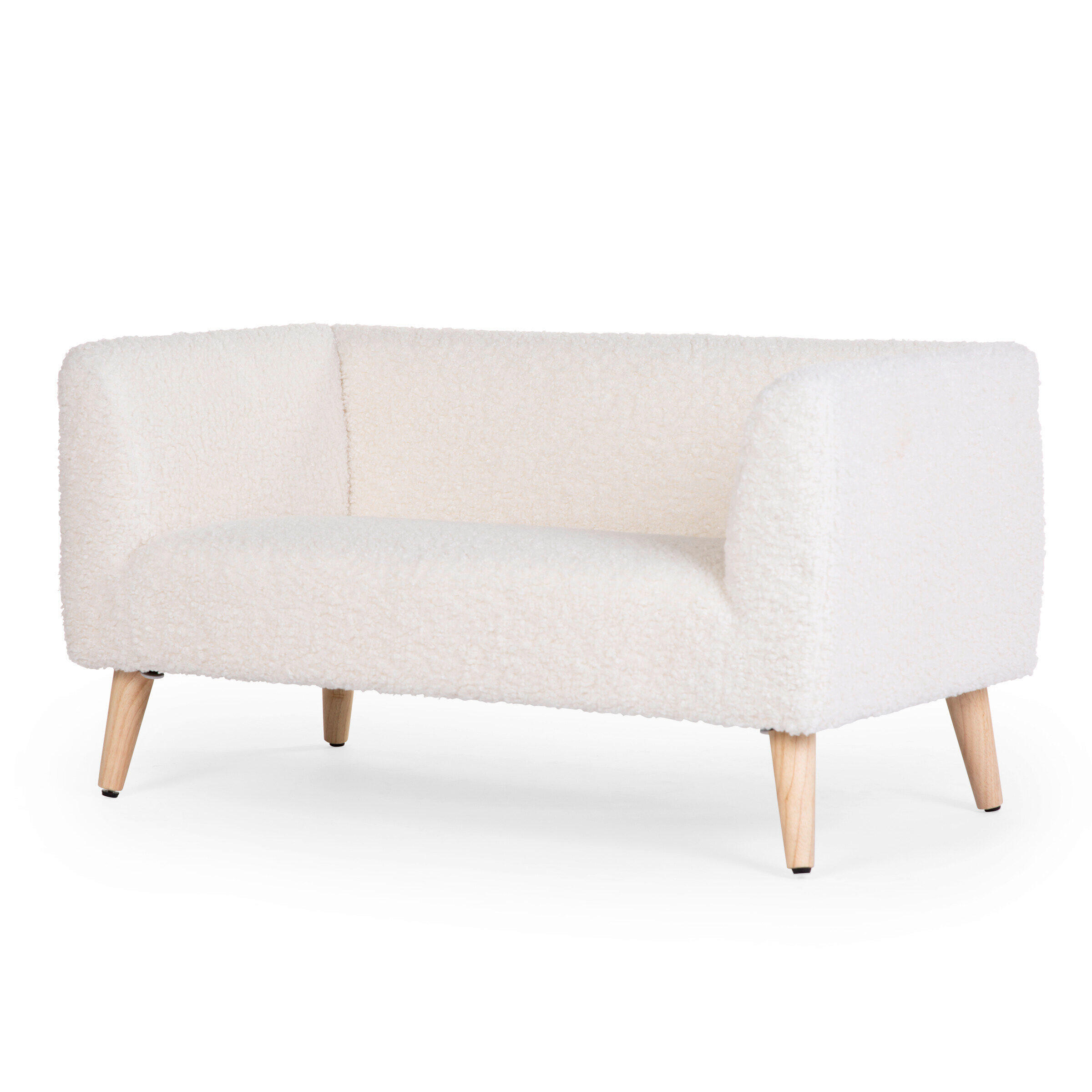 KINDERSITZBANK  - Weiß/Kieferfarben, Basics, Holz/Kunststoff (44/45/88cm) - Childhome
