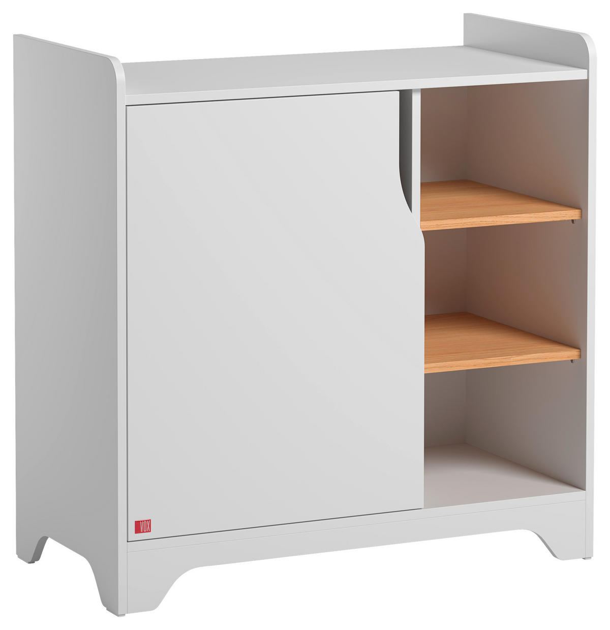 WICKELKOMMODE Leaf Weiß  - Weiß, MODERN, Holzwerkstoff (88,5/89,5/75-44cm) - MID.YOU