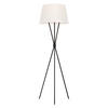 STEHLEUCHTE - Dunkelgrau, Konventionell, Textil/Metall (47/139.7cm) - Elstead Lighting