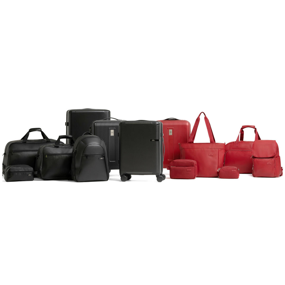 EINKAUFSTASCHE - Rot, Basics, Leder/Textil (34/32/14cm)