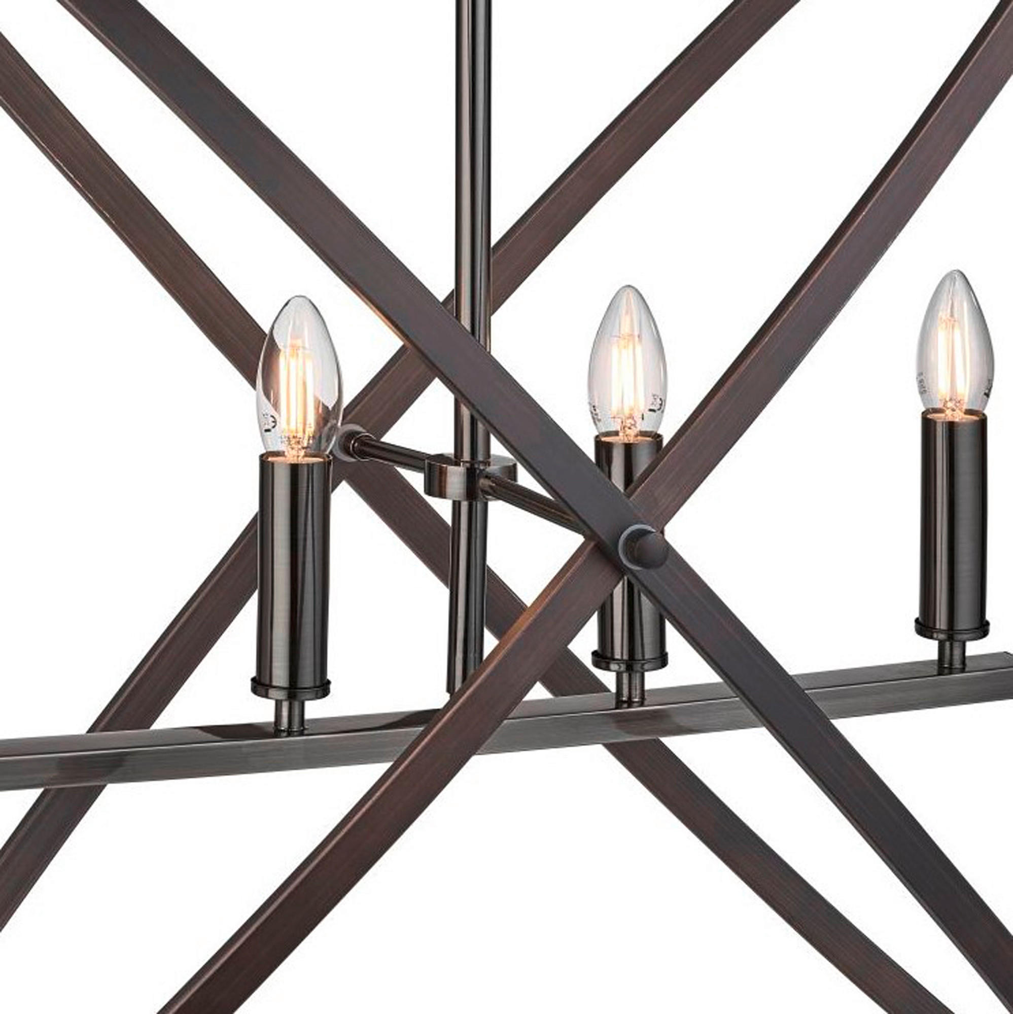 HÄNGLAMPA Hoopla 35/150/84 cm  - brun/svart, Design, metall (35/150/84cm)