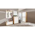 SCHUHSCHRANK  in 72/103/37 cm  - Eichefarben/Weiß, Design, Holz/Holzwerkstoff (72/103/37cm) - Novel