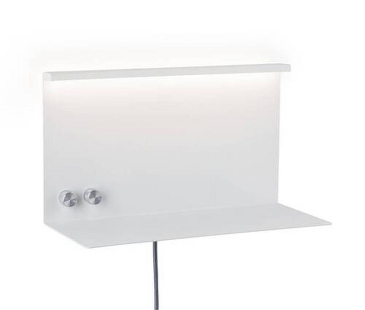 LED-WANDLEUCHTE 35/20 cm   - Weiß, Design, Metall (35/20cm) - Paulmann