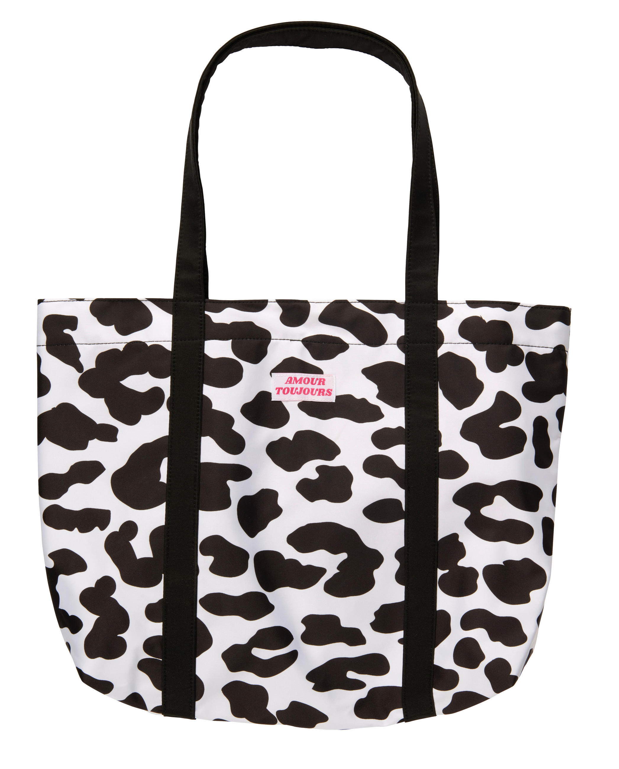 SHOPPER - Schwarz/Weiß, Trend, Kunststoff (44/33/10cm)
