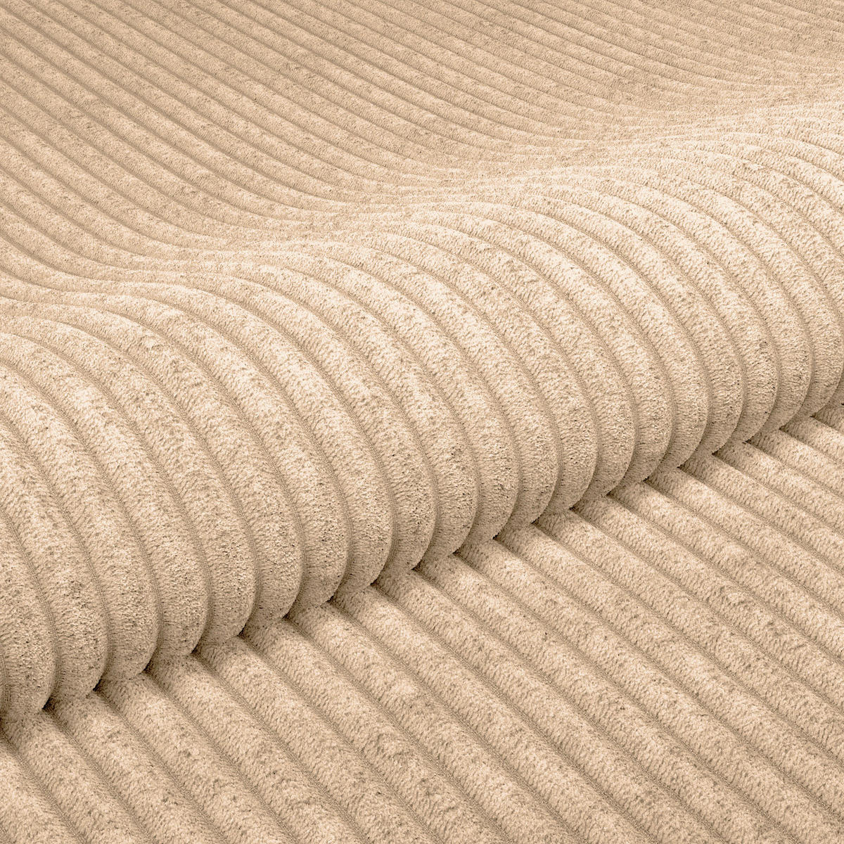 ECKSOFA Creme  - Creme, Trend, Textil (290/178cm) - P & B