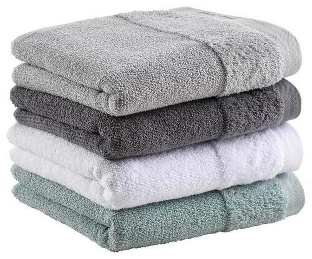 HANDTUCH BONITA Anthrazit  - Anthrazit, Natur, Textil (50/100cm) - Bio:Vio