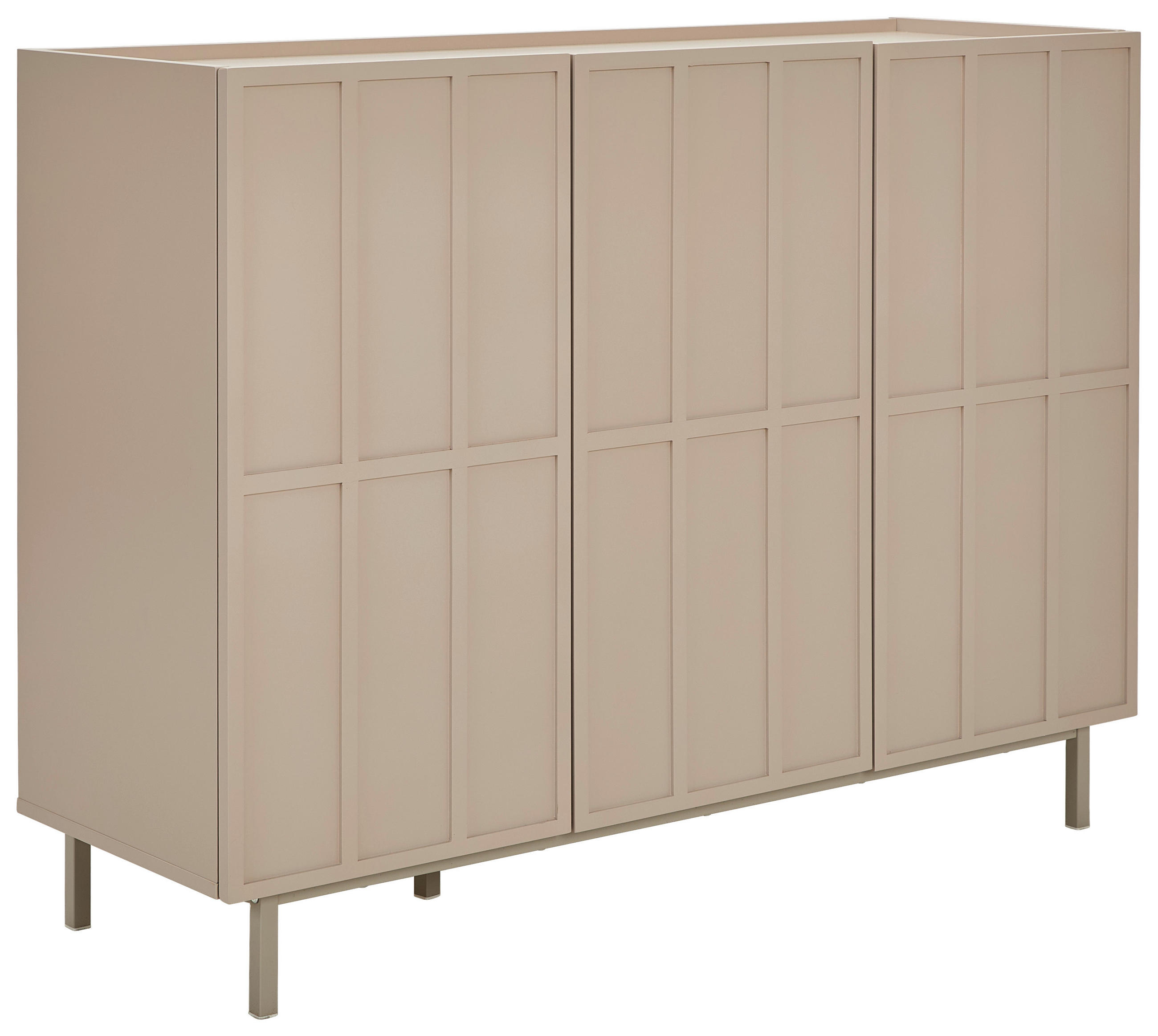 SIDEBOARD  in 120/89/40 cm  - Braun, Design, Holzwerkstoff/Metall (120/89/40cm) - Livetastic