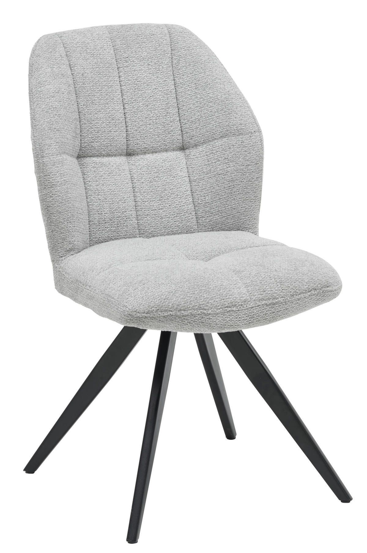 STOLICA  crna, svetlosiva       - siva/svetlosiva, Dizajnerski, metal/tekstil (48/88,5/65cm) - Novel