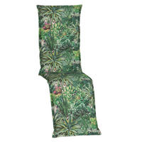 RELAXSESSELAUFLAGE Kaktus  - Grün, Basics, Textil (170/46/8cm) - Gardenson