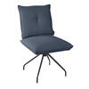 STUHL - Schwarz/Dunkelblau, Design, Textil/Metall (50/90/70cm) - Dieter Knoll