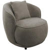 SESSEL in Bouclé Taupe  - Taupe, MODERN, Textil/Metall (76/83/74cm) - Livetastic
