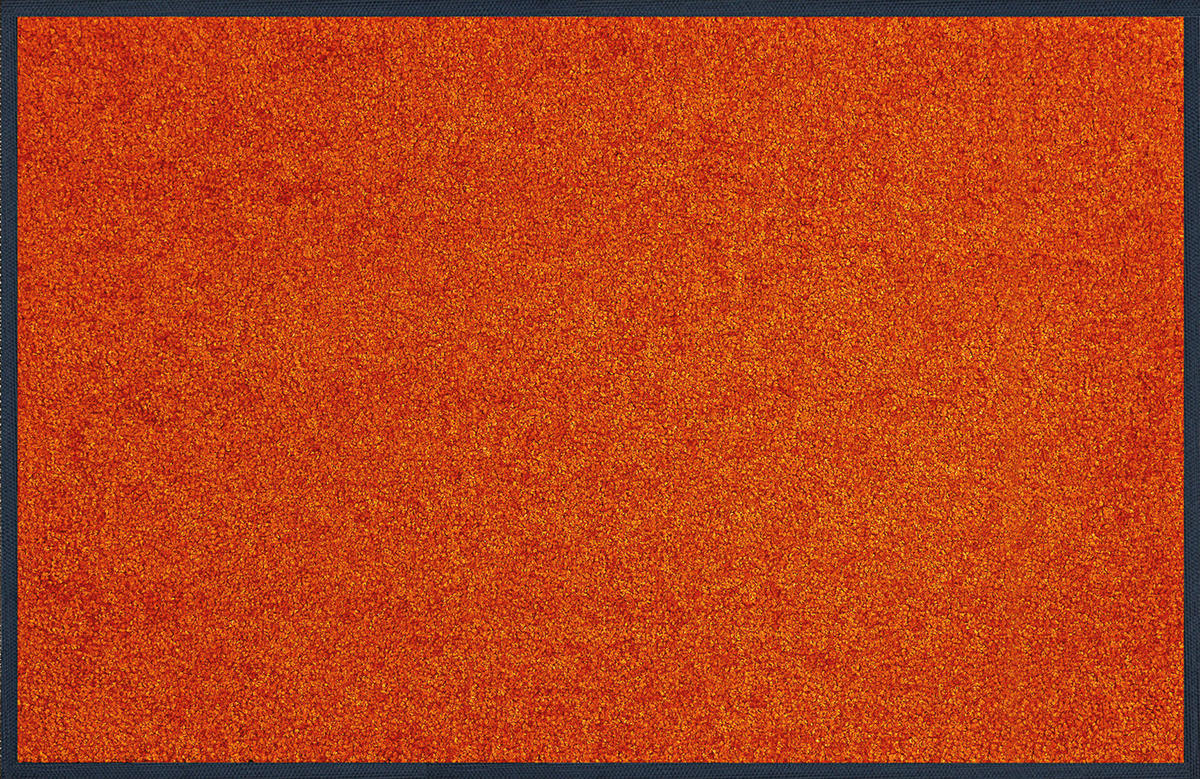 FUßMATTE  50/75 cm  Orange  - Orange, KONVENTIONELL, Kunststoff/Textil (50/75cm) - wash+dry