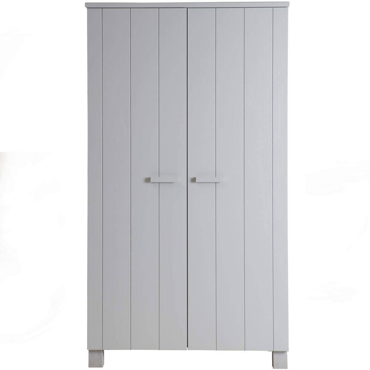 GARDEROBENSCHRANK Dennis  in 111/202/55 cm  - Grau, Design, Holz (111/202/55cm) - Livetastic