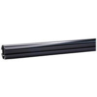 Șină Pentru Perdea  - negru, Basics, metal (160/2,5/2,5cm) - Homeware